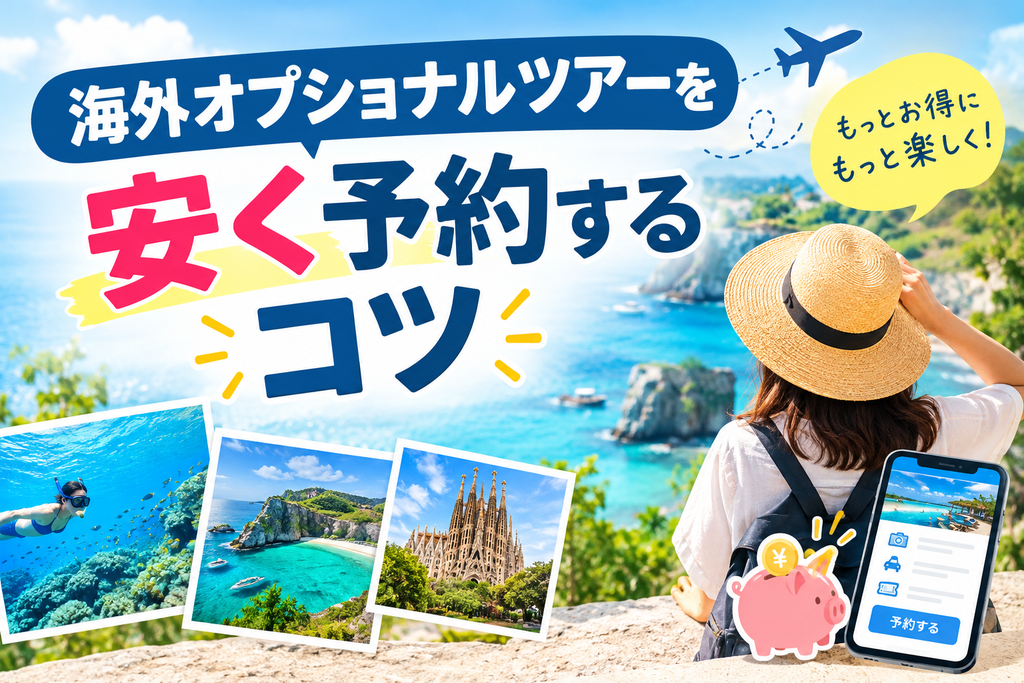 海外オプショナルツアーを安く予約するコツ