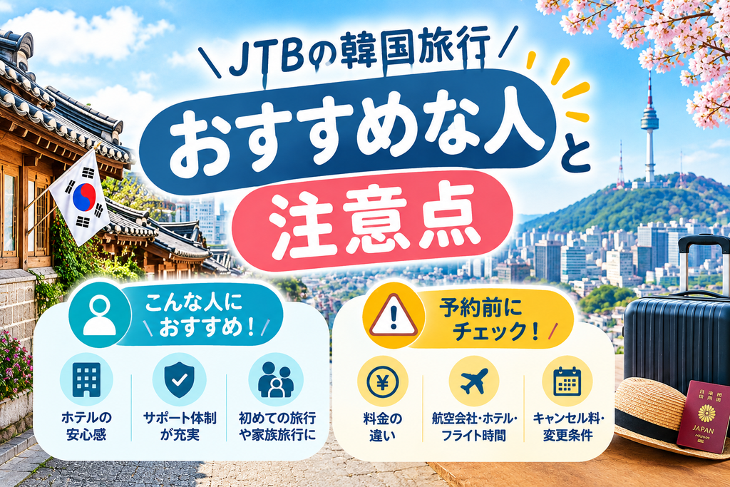 JTBの韓国旅行がおすすめな人